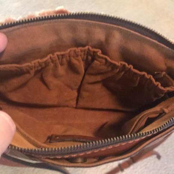 Patricia Nash $149 Paullo Genuine Fur Crossbody - Picture 7 of 8